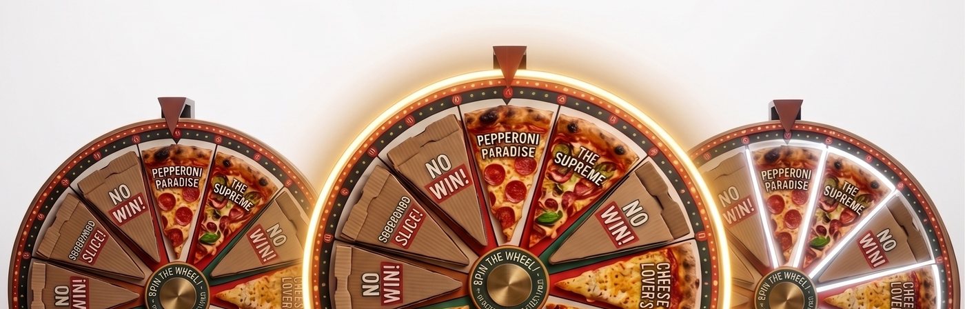 Three lighting treatments on the wheel